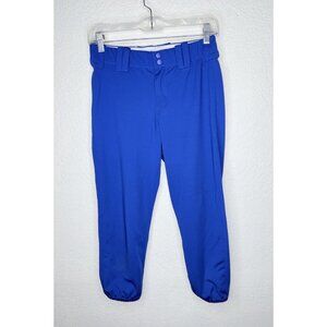 Intensity Big Girls/Adult Low Softball Pants Size Medium Royal Blue Pockets 1E